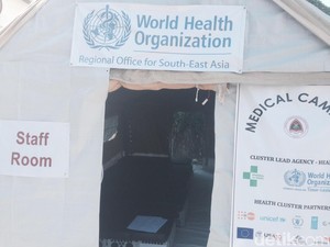Sediakan Faskes Darurat Saat Bencana, WHO Dirikan Medical Camp Kit