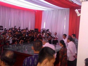 Ahok dan Aher Dampingi Jokowi Resmikan Proyek LRT