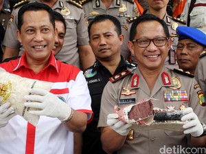 Polda Metro Sita Narkoba Senilai Rp 266 Miliar Selama September 2015