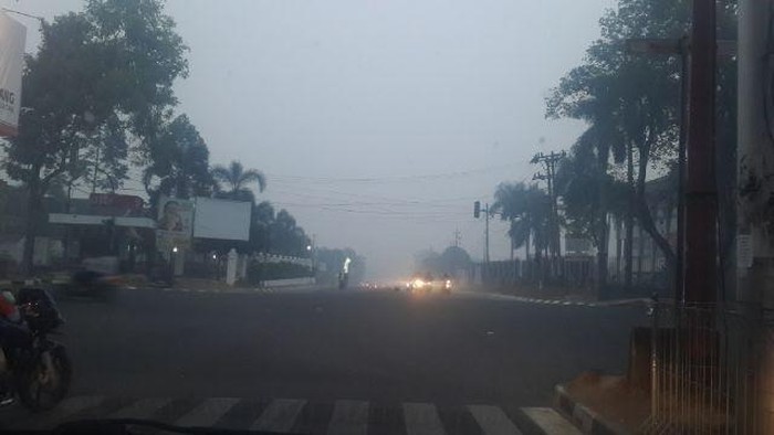 Entah Sampai Kapan Warga Jambi Tersiksa karena Asap