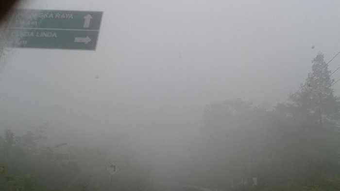 Ya Allah Tolong, Bencana Asap di Palangkaraya Menakutkan