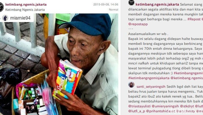 Mereka Pilih Jualan Ketimbang Ngemis: dari Pak Soleh Hingga Satiman