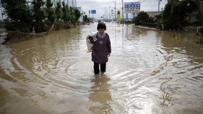 Jepang Diterjang Banjir, 25 Orang Hilang dan 100 Ribu Mengungsi