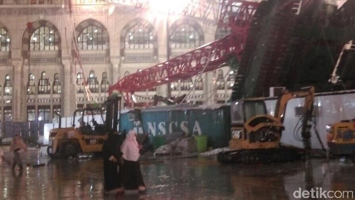 KJRI Jeddah Cek Korban Crane Jatuh di Masjidil Haram