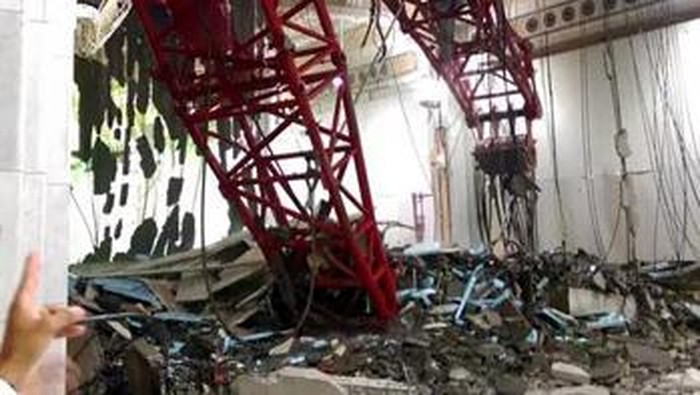 Pemerintah Arab Saudi: 87 Wafat, 184 Terluka Akibat Crane Jatuh