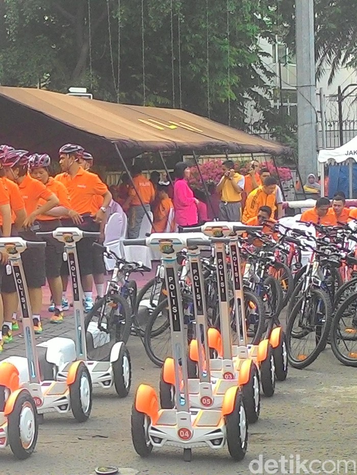 Pengunjung CFD: Bagus Ada Polisi Segway, Bisa Bantu Tangkap Copet
