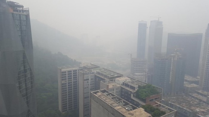 Begini Saat Malaysia Berselimut Asap Kiriman Indonesia