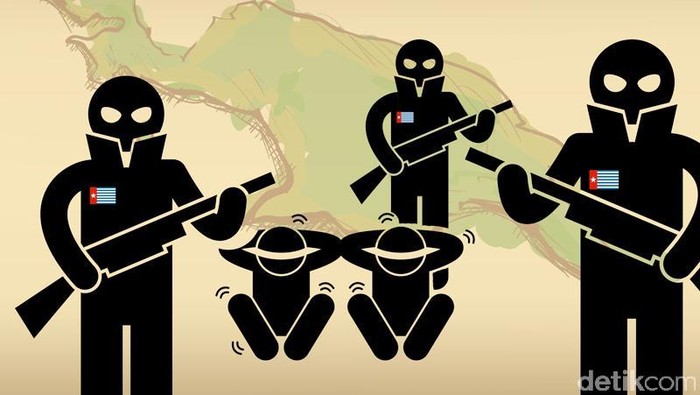 ilustrasi penyanderaan opm