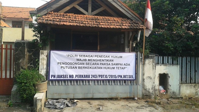 15 Rumah Dinas Polri di Wijaya Dikosongkan