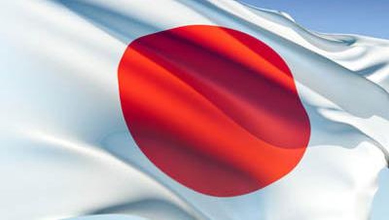 Bendera Jepang Ilustrasi bendera Jepang