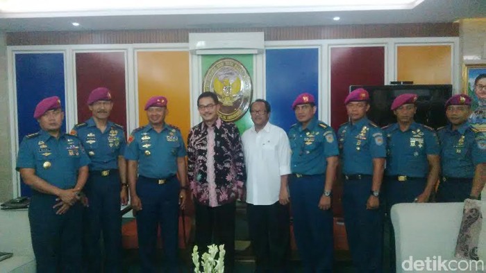 Dankormar Temui Menteri Ferry, Bicarakan Lahan Marinir yang Diduduki Warga