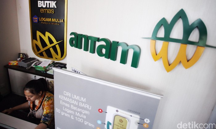 Harga Emas Antam Turun Rp 1.000/Gram