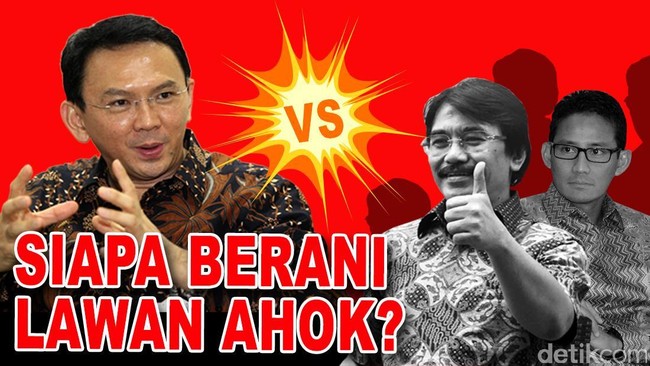 Pertanyaan Menohok Ahok untuk Para Penantang