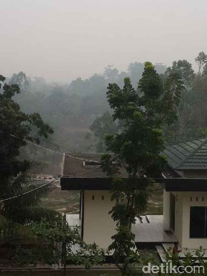 Duh, Asap Pekat Belum Juga Beranjak dari Pekanbaru