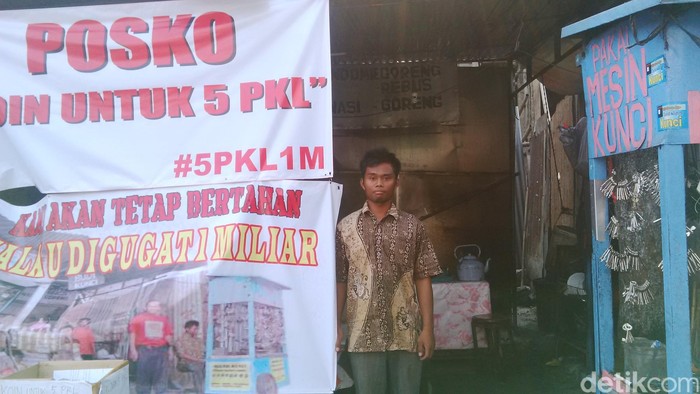 Begini Kondisi Kios PKL yang Digugat Rp 1,12 Miliar oleh Pengusaha