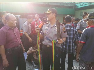 Polisi di Semarang Gagalkan Tawuran Bersenjata Parang