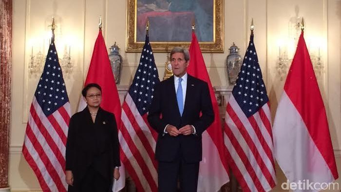 Menlu Retno Bertemu Menlu John Kerry Bahas Kedatangan Presiden Jokowi ke AS