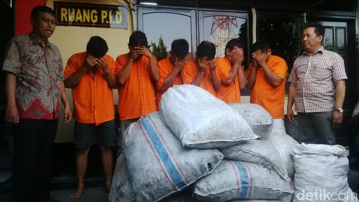 Enam Sopir Truk Diamankan Setelah Curi Kopra