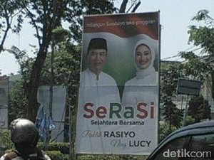 Baliho Rasiyo-Lucy di Jalur Hijau, Bakesbanglinmaspol: Itu Langgar Perda!