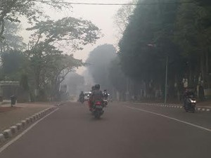 Asap Masih Belum Mau Pergi dari Jambi, Sekolah TK Terpaksa Diliburkan