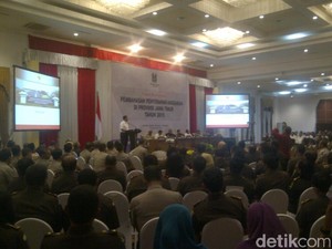 Sejumlah Menteri, Kapolri, dan KPK Berkumpul di Jawa Timur