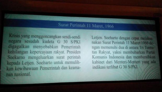 Kisah Tentang Diorama Supersemar di Monas dan Protes dari 