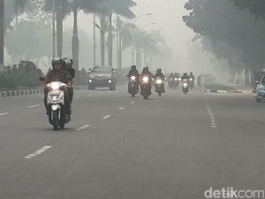 Ada 97 Titik Panas di Riau, BMKG: Berpotensi Turunkan Jarak Pandang