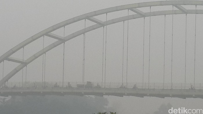 Kabut Asap Kembali Lumpuhkan Bandara SSK Pekanbaru