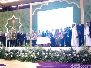 Para Menteri hingga Prabowo Hadiri Peringatan Hari Nasional Arab Saudi