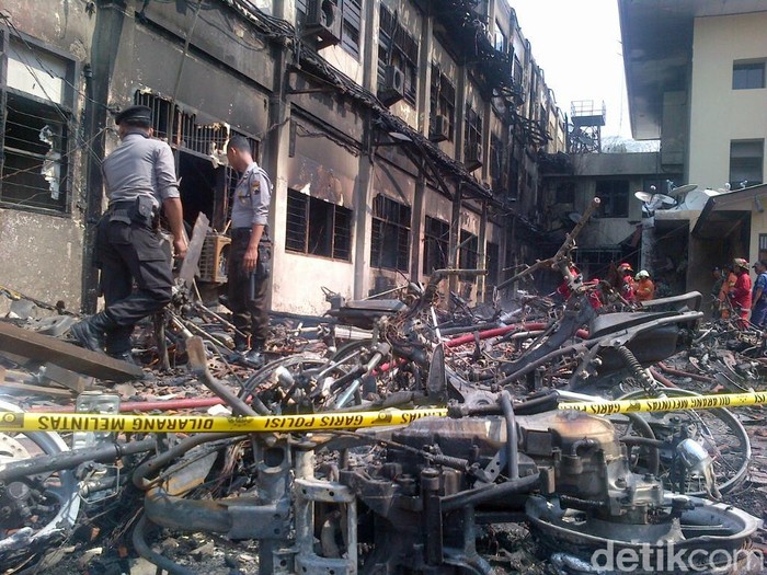 76 Motor dan Arsip Intelijen Polda Jateng Ludes Terbakar, ini Wujudnya