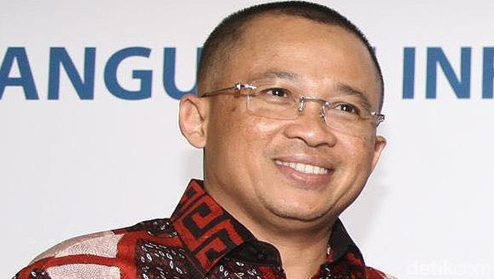 Dirut Pelindo I Bambang Eka Cahyana saat menghadiri acara penandatanganan kerjasama dengan Bank Mandiri di Jakarta, Selasa (29/9/2015. Grandyos Zafna/detikcom