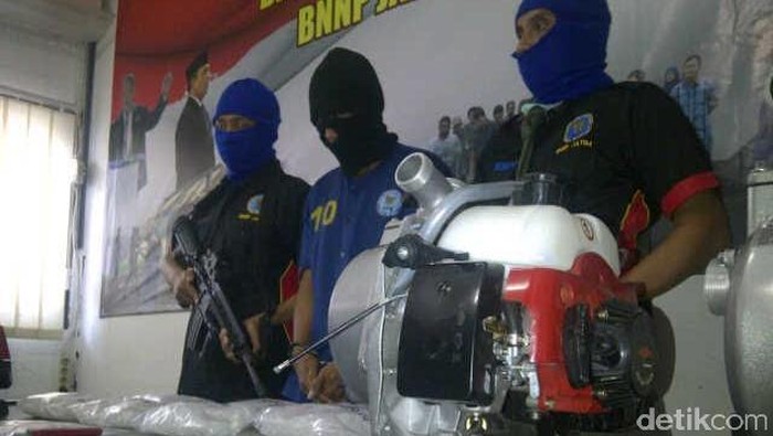 Pengiriman Sabu Impor 4,1 Kg asal Cina Diotaki Napi