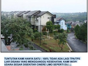 Warga Kompleks Panorama Bukit Cinere: TPS Liar Ganggu Kesehatan Kami!