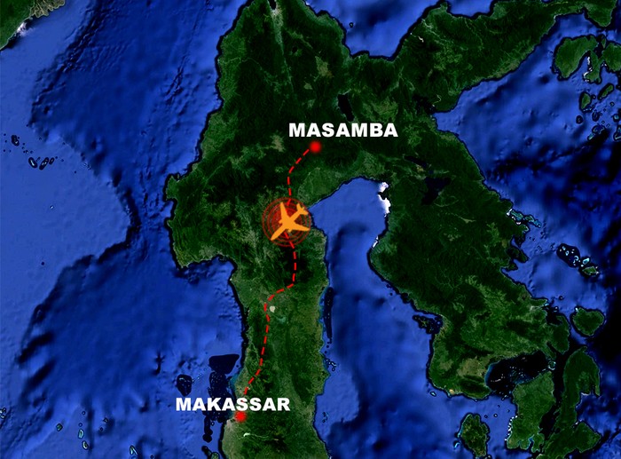Begini Cerita Pencarian Aviastar dari Udara