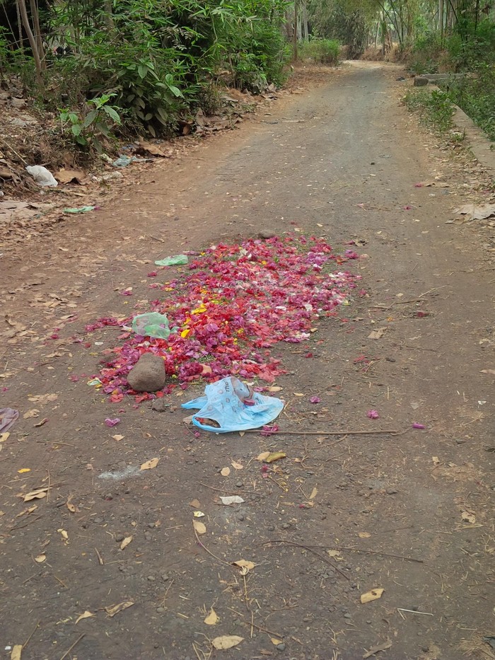 Ada Taburan Bunga di Lokasi Salim Kancil Tewas
