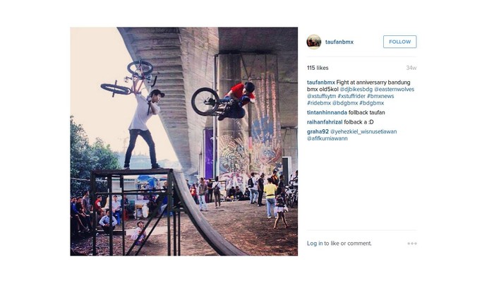 Cerita Keluarga yang Memilih Melihat dari Kejauhan saat Taufan BMX Beraksi