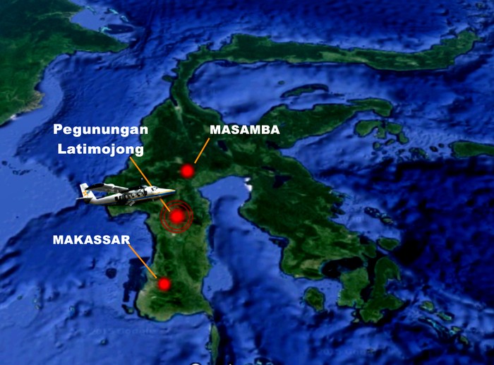 Kabasarnas Pastikan Pesawat Aviastar Jatuh di Pegunungan!