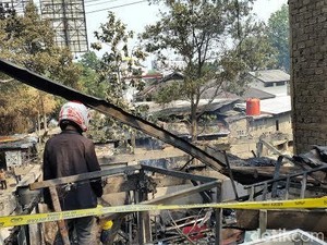 Satu Warga Tamansari Terbakar, Dirawat di RSHS