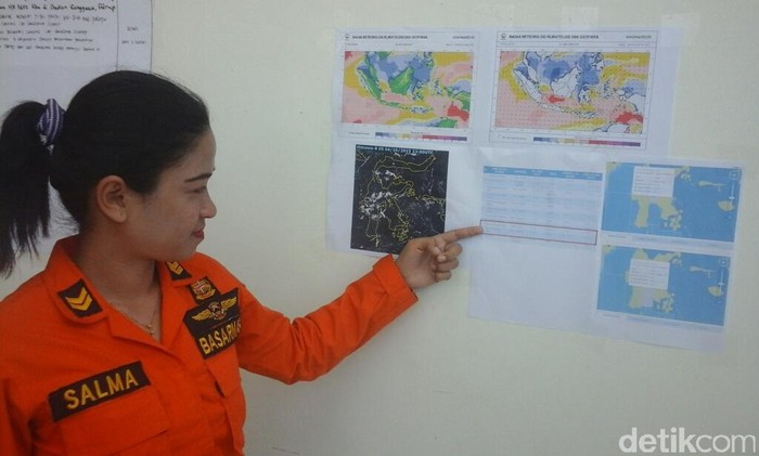 Pencarian Aviastar, Cuaca di Perairan Teluk Bone Cerah