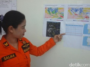 Pencarian Aviastar, Cuaca di Perairan Teluk Bone Cerah