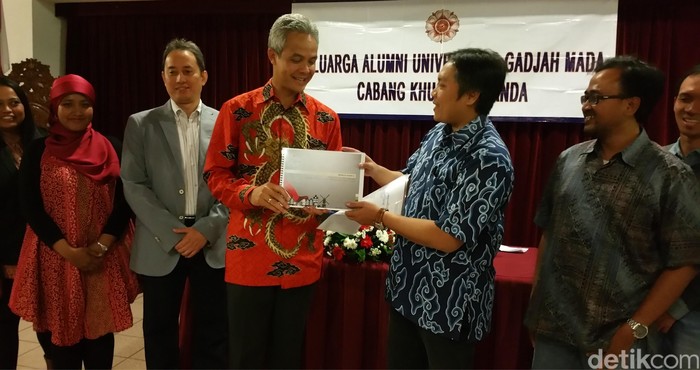 Ganjar Pranowo Resmikan KAGAMA Cabang Khusus Belanda