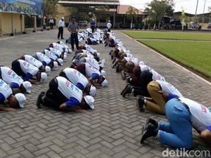 Langgar Lalu Lintas, 100 Pelajar Nakal Dijemur Polisi