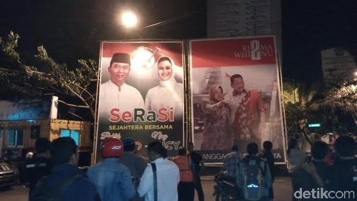 Alat Peraga Kampanye Pilwalkot Surabaya Mulai Disebar