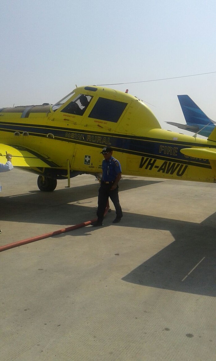 Kemenhut Lakukan Water Bombing untuk Padamkan Api di Hutan Merbabu