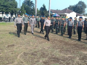 Musim Hujan Segera Tiba, Polres Bogor Gelar Pasukan Siaga Bencana