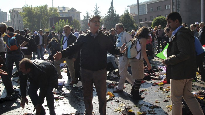 Ribuan Warga Turki Turun ke Jalan Kutuk Pemboman yang Tewaskan 95 Orang