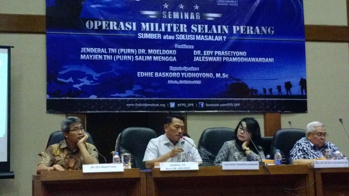 Moeldoko Hadiri Seminar FPD Soal Operasi Militer