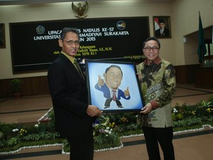 Hadiri Milad UMS, Ketua MPR Orasi Pentingnya Ideologi Pancasila