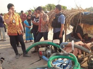 Polisi Gerebek Tambang Pasir Liar, Penambang Lari Tunggang Langgang
