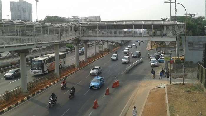 Ada Acara Sepak Bola di GBK, Sore ini Arus Lalin di Semanggi Bebas Macet